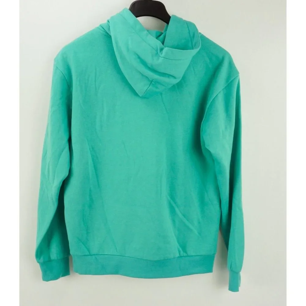 New Designs Untitled Our House Men's Small Teal Fleece‎ Lined Graphic Hoodie